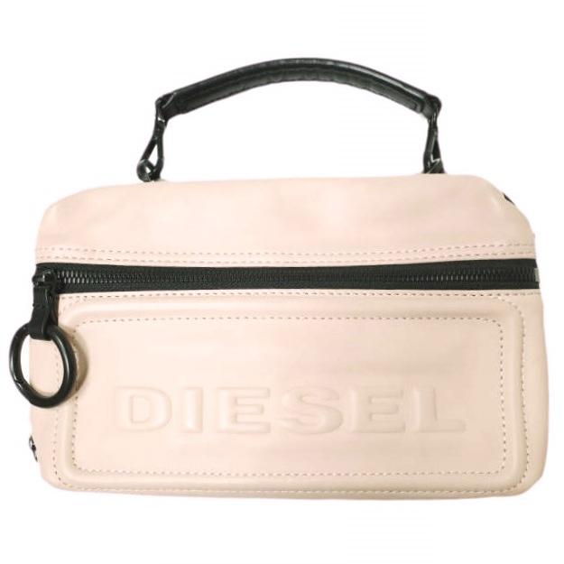 DIESEL ディーゼル エンボスロゴ バイカラー2WAYショルダーバッグ PINK/GRAY ハンドバッグ カバン g22671 |  | 02