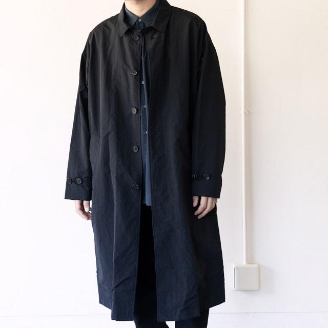 UNUSED アンユーズド 19AW 日本製 NYLON COAT ナイロンステンカラーコート US1670 2 ブラック バルカラー アウター g22673 |  | 02