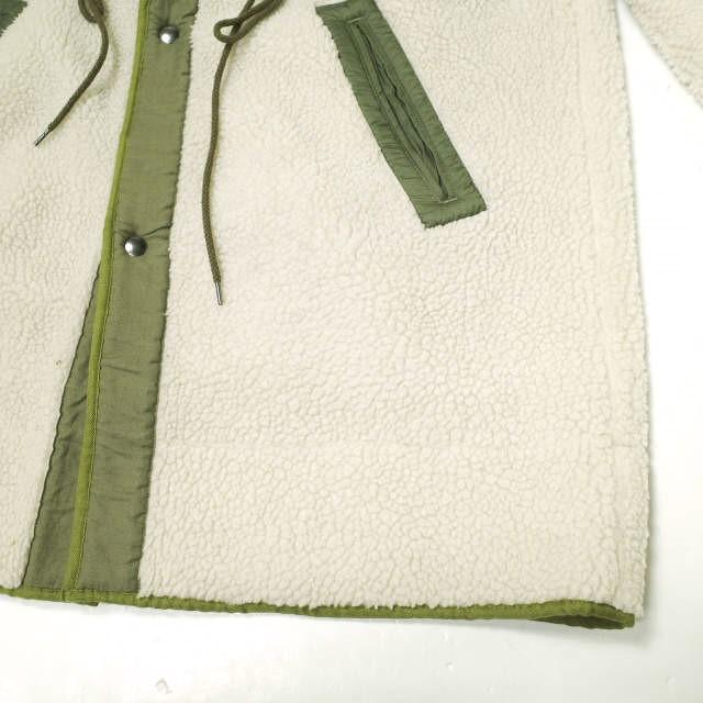 JANE SMITH ジェーンスミス 日本製 リバーシブルボアコート CO-＃104L 38 Natural/Olive 定価53,900円 アウター g22682 |  | 07