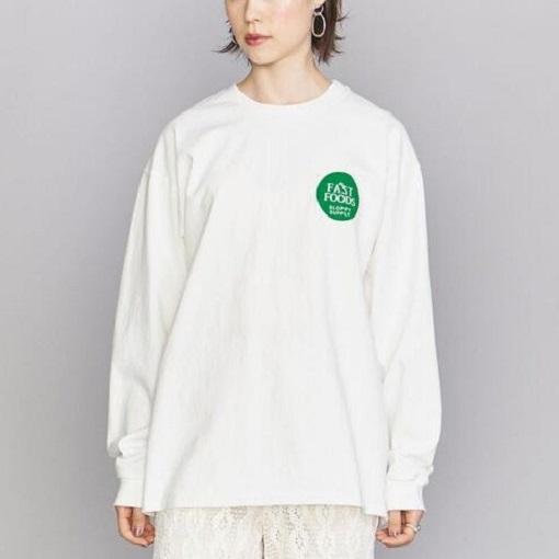 Sloppy Supply x BEAUTY＆YOUTH スラッピーサプライ ビューティーアンドユース 別注 FAST FOODS ロングスリーブTシャツ Free ホワイト |  | 02