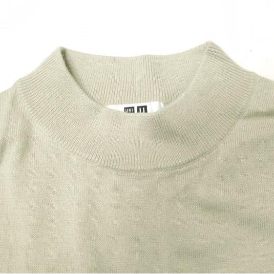 UNIQLO U ユニクロユー メリノブレンドモックネックセーター 351-471838 L BEIGE Christophe Lemaire クリストフルメール ニット g22698 |  | 03