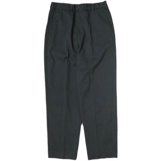 超希少【新品】ユニクロユー U ワイドフィットテーパードパンツ ブラック 黒 L UNIQLO U ワイドフィットテーパードパンツ メンズXLサイズ ブラック 黒