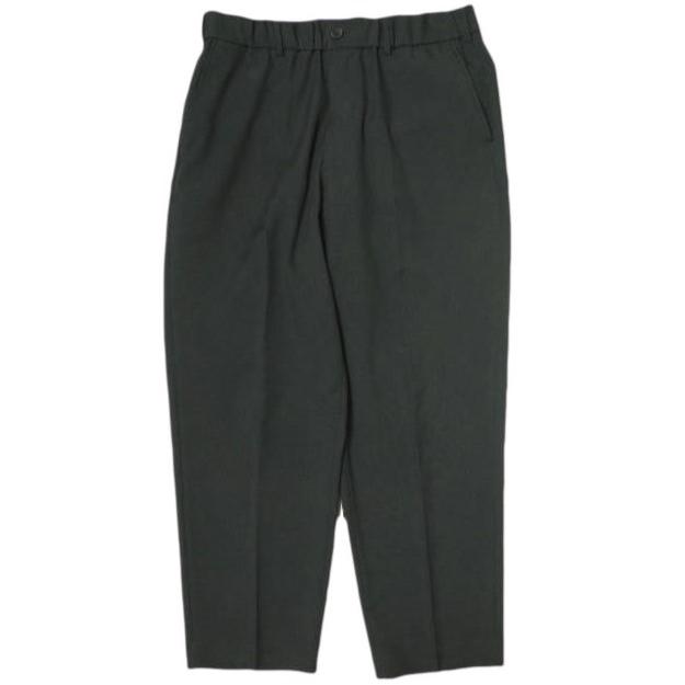 UNIQLO U ユニクロユー ワイドフィットテーパードパンツ 321-425783 L BLACK Christophe Lemaire クリストフルメール イージー g22707 | 
