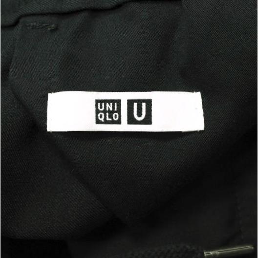 UNIQLO U ユニクロユー ワイドフィットテーパードパンツ 321-425783 L BLACK Christophe Lemaire クリストフルメール イージー g22707 |  | 06