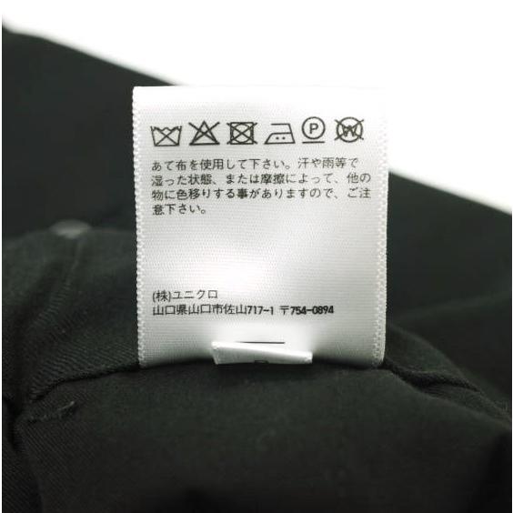 UNIQLO U ユニクロユー ワイドフィットテーパードパンツ 321-425783 L BLACK Christophe Lemaire クリストフルメール イージー g22707 |  | 07
