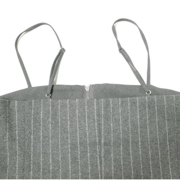 ADAM ET ROPE アダムエロペ 24AW サステナブル ウールmixキャミ GAH24120 Free グレー ストライプ キャミソール トップス g22719 |  | 04