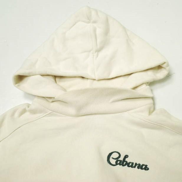 Cabana カバナ 22AW 日本製 ロゴ刺繍 スウェットプルオーバーパーカー 22AW-CT01-C Free ベージュ 裏毛 トップス g22727 |  | 03