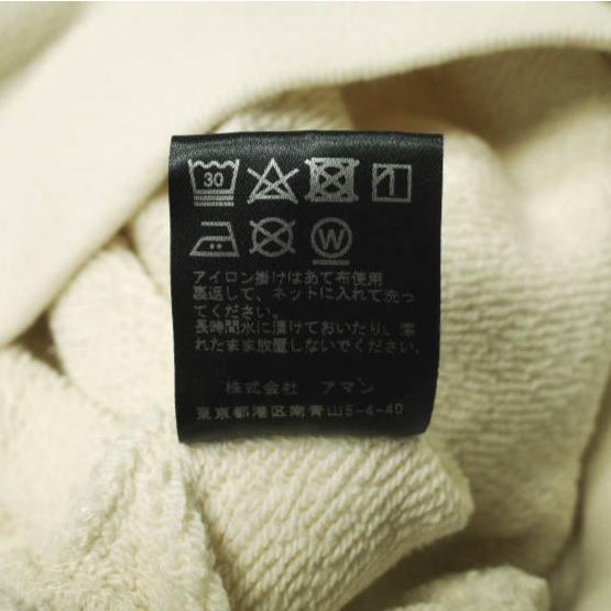 Cabana カバナ 22AW 日本製 ロゴ刺繍 スウェットプルオーバーパーカー 22AW-CT01-C Free ベージュ 裏毛 トップス g22727 |  | 07