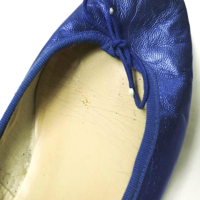 E.PORSELLI ポルセッリ メタリック バレエシューズ 38(23.5-24cm) ブルー ジャズシューズ フラットシューズ シューズ g22755 |  | 07