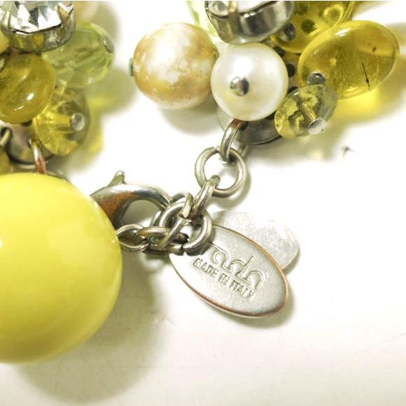 rada ラダ イタリア製 ビジューブレスレット イエロー ストーン ビーズ アクセサリー g22762 |  | 02