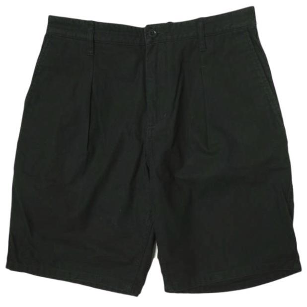 nonnative ノンネイティブ 22SS 日本製 DWELLER CHINO SHORTS 02 HIGH TWIST COTTON TWILL 1タックチノショーツ NN-P4123 1 Black パンツ | 