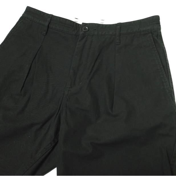 nonnative ノンネイティブ 22SS 日本製 DWELLER CHINO SHORTS 02 HIGH TWIST COTTON TWILL 1タックチノショーツ NN-P4123 1 Black パンツ |  | 05