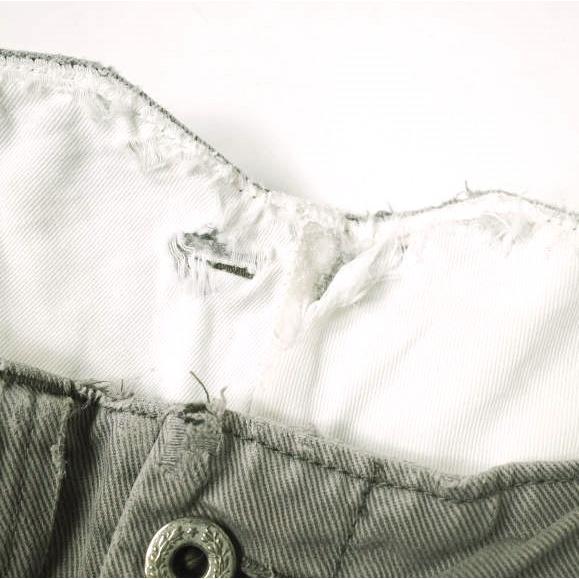 MOUNTAIN RESEARCH マウンテンリサーチ 日本製 Pegtop ペグトップチノパンツ MTR-2074 L グレー クロップド 襤褸 ボトムス g22794 |  | 03