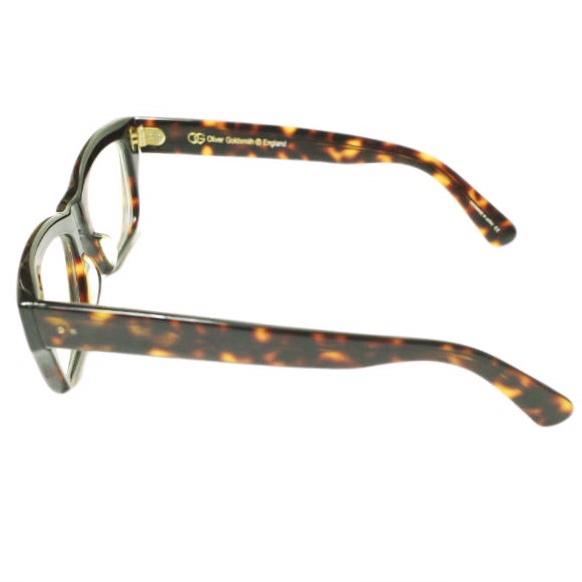 OLIVER GOLDSMITH オリバーゴールドスミス CONSUL 50 コンスル50 Dark Tortoiseshell/Clear(度入り) ウエリントン 眼鏡 メガネ サングラス |  | 03