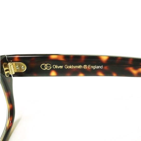 OLIVER GOLDSMITH オリバーゴールドスミス CONSUL 50 コンスル50 Dark Tortoiseshell/Clear(度入り) ウエリントン 眼鏡 メガネ サングラス |  | 06
