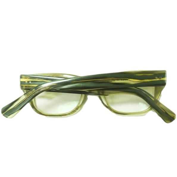 OLIVER GOLDSMITH オリバーゴールドスミス 日本製 CONSUL-SS コンスル Tea Green/Clear(度入り) ウエリントン 眼鏡 メガネ サングラス |  | 01