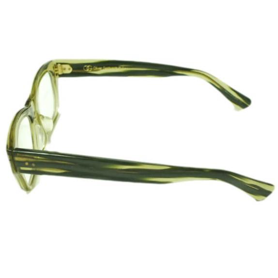 OLIVER GOLDSMITH オリバーゴールドスミス 日本製 CONSUL-SS コンスル Tea Green/Clear(度入り) ウエリントン 眼鏡 メガネ サングラス |  | 03