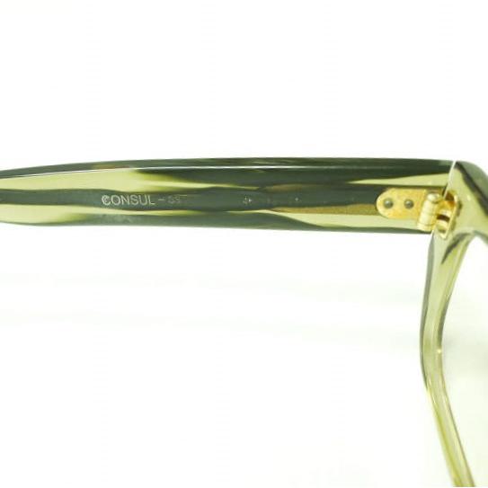 OLIVER GOLDSMITH オリバーゴールドスミス 日本製 CONSUL-SS コンスル Tea Green/Clear(度入り) ウエリントン 眼鏡 メガネ サングラス |  | 07