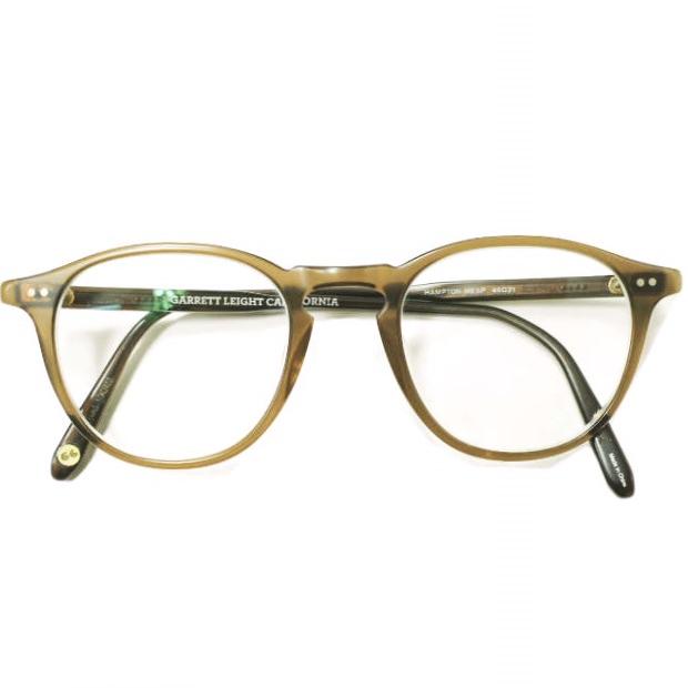 Garrett Leight California Optical ギャレットライト HAMPTON MESP ハンプトン ボストンメガネ Brown/Clear(度入り) 46□21 サングラス | 