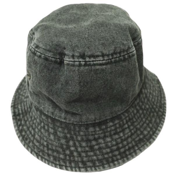 Etavirp エタヴァープ ロゴ刺繍 デニムバケットハット S/M WASHED BLACK newhattan 帽子 g22824 |  | 01