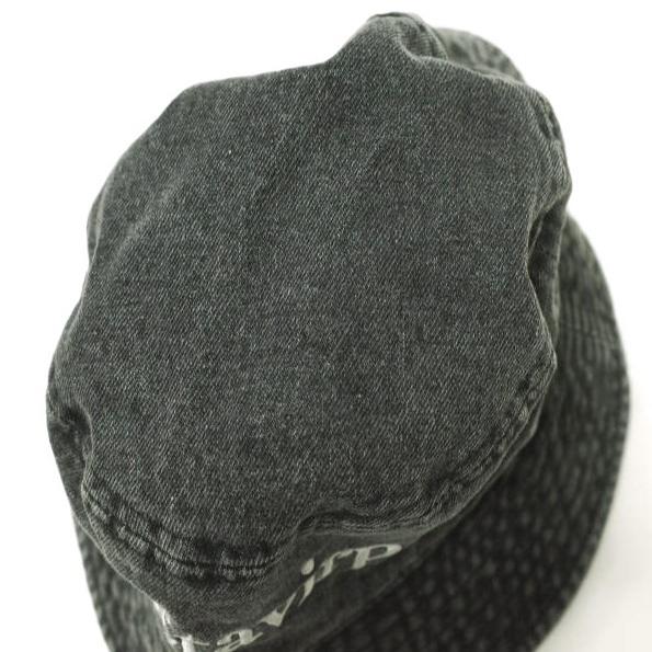 Etavirp エタヴァープ ロゴ刺繍 デニムバケットハット S/M WASHED BLACK newhattan 帽子 g22824 |  | 05