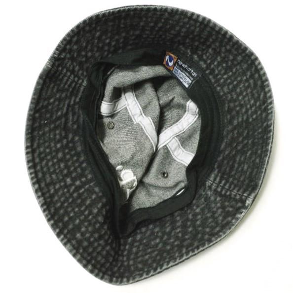 Etavirp エタヴァープ ロゴ刺繍 デニムバケットハット S/M WASHED BLACK newhattan 帽子 g22824 |  | 06