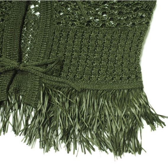 BEAUTY＆YOUTH UNITED ARROWS ビューティーアンドユース 25SS ポリエステルフリンジベスト 2WAY/ウォッシャブル 1618-105-1125 OLIVE ジレ |  | 05