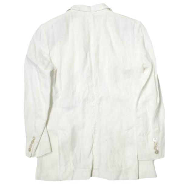 POLO RALPH LAUREN ポロ・ラルフローレン 20SS リネンブレザー 211800721001 0 WHITE 定価81,400円 シングル 3ボタン テーラードジャケット |  | 01