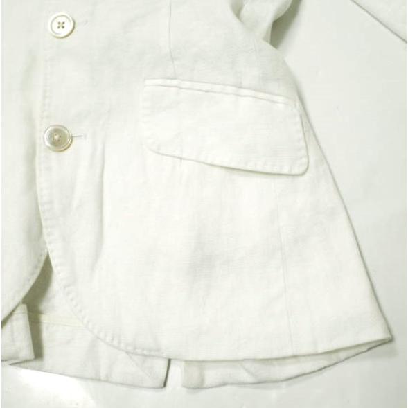 POLO RALPH LAUREN ポロ・ラルフローレン 20SS リネンブレザー 211800721001 0 WHITE 定価81,400円 シングル 3ボタン テーラードジャケット |  | 03