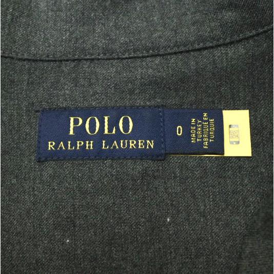 POLO RALPH LAUREN ポロラルフローレン 一枚仕立て ベルテッドダブルブレザー 0 チャコールグレー ストレッチウール テーラードジャケット |  | 02