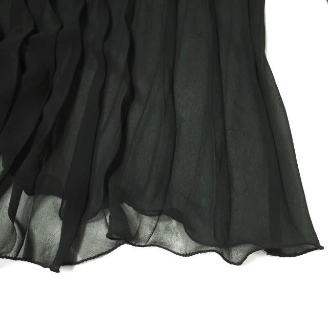 POLO RALPH LAUREN ポロ・ラルフローレン プリーテッドジョーゼットドレス 211718468001 0 BLACK ロング ワンピース 定価74,800円 g22847 |  | 07