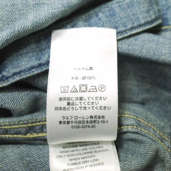 DENIM＆SUPPLY デニムアンドサプライ デニムウエスタンシャツ XS Indigo Ralph Lauren ラルフローレン 長袖 トップス g22852 |  | 06