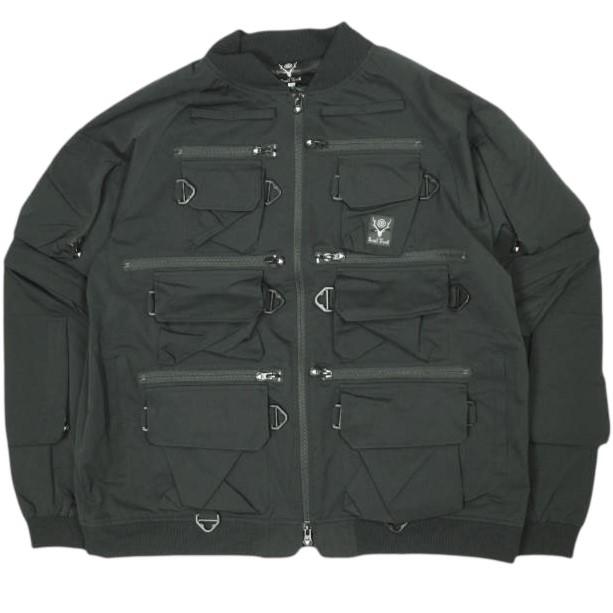 新品 South2 West8 サウスツーウェストエイト S2W8 MULTI-POCKET ZIPPED 2WAY JACKET マルチポケットジップ2WAYジャケット MR710 M BLACK | 