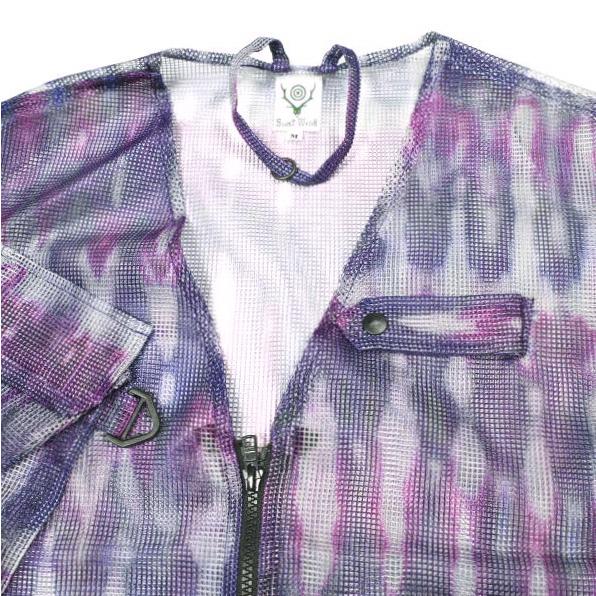 South2 West8 サウスツーウェストエイト S2W8 Mesh Bush Vest - Poly Heavyweight Mesh メッシュブッシュシャツ GL798 M TIE DYE タイダイ |  | 03