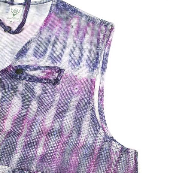 South2 West8 サウスツーウェストエイト S2W8 Mesh Bush Vest - Poly Heavyweight Mesh メッシュブッシュシャツ GL798 M TIE DYE タイダイ |  | 04