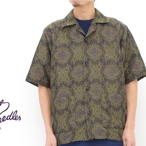 新品 Needles ニードルス 23SS 日本製 Cabana Shirt - C/PE Arabesque