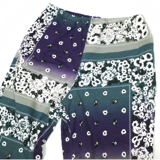 Needles x NOMA t.d. ニードルス ノーマ 22AW String Sweat Pant ? Cotton Jersey フラワー＆バンダナ柄 スウェットパンツ N34-NNCS03 S |  | 04