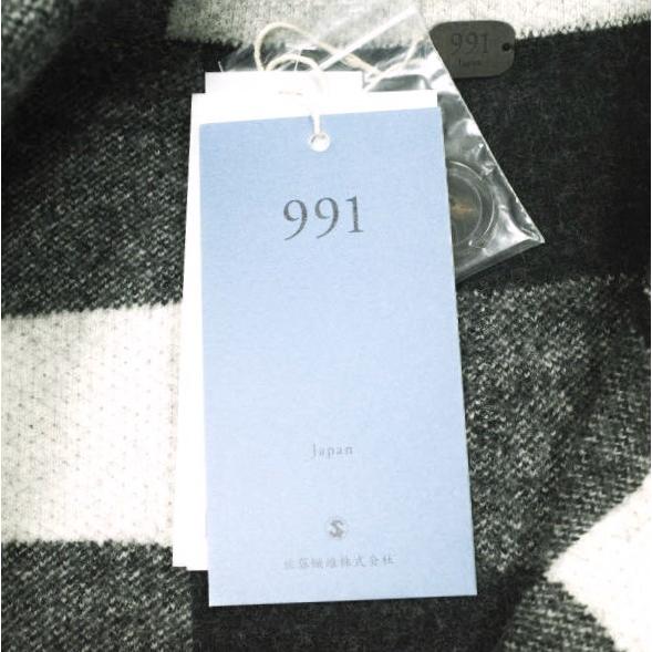 新品 991 Japan 佐藤繊維 Rosario Check jacket 12Gウール チェックダブルジャケット YBJA202A 50 #81 Black テーラード 定価96,800円 |  | 02