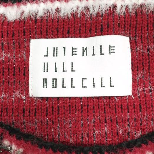 JUVENILE HALL ROLLCALL ジュベナイルホールロールコール 23AW オーバーサイズラメニットベスト 1953 Free RED セーター トップス g22882 |  | 03