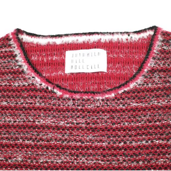 JUVENILE HALL ROLLCALL ジュベナイルホールロールコール 23AW オーバーサイズラメニットベスト 1953 Free RED セーター トップス g22882 |  | 04