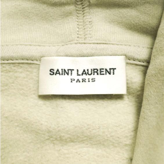 SAINT LAURENT PARIS サンローランパリ 22SS Ribbed Goosh Hooded Sweatshirt スウェットプルオーバーパーカー 689399 Y36QQ 9760 XS BEIGE |  | 06