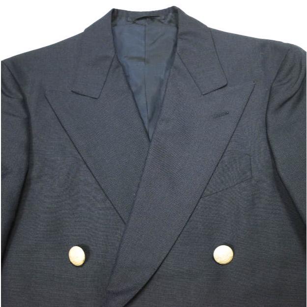 Camoshita 44 ダブル　ブレザー　限定 Camoshita UNITED ARROWS カモシタ DORMEUIL TONIK NAVY BLAZER ウール