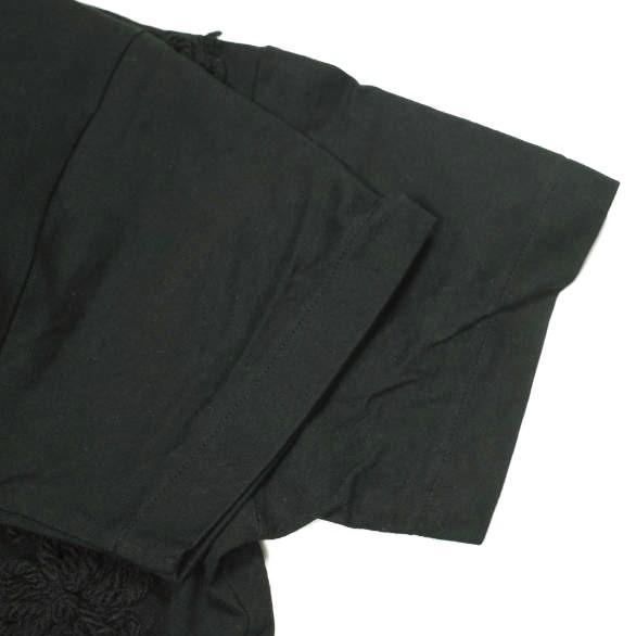 tao COMME des GARCONS タオ コムデギャルソン 24AW 日本製 綿天竺×ナイロンチュール刺繍 半袖Tシャツ TN-T005 M BLACK Tricot トリコ |  | 04