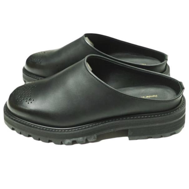 新品 Hender Scheme エンダースキーマ Commando Mule コマンドーミュール mj-rs-cmm 2(23.5-24cm) BLACK サンダル 定価51,700円 g22926 新品 Hender Scheme エンダースキーマ Commando Mule コマンドー