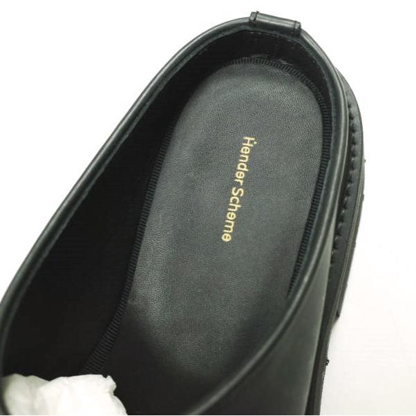 新品 Hender Scheme エンダースキーマ Commando Mule コマンドーミュール mj-rs-cmm 2(23.5-24cm) BLACK サンダル 定価51,700円 g22927 |  | 07