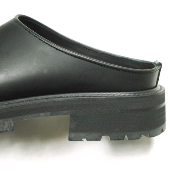 新品 Hender Scheme エンダースキーマ Commando Mule コマンドーミュール mj-rs-cmm 2(23.5-24cm) BLACK サンダル 定価51,700円 g22927 |  | 08