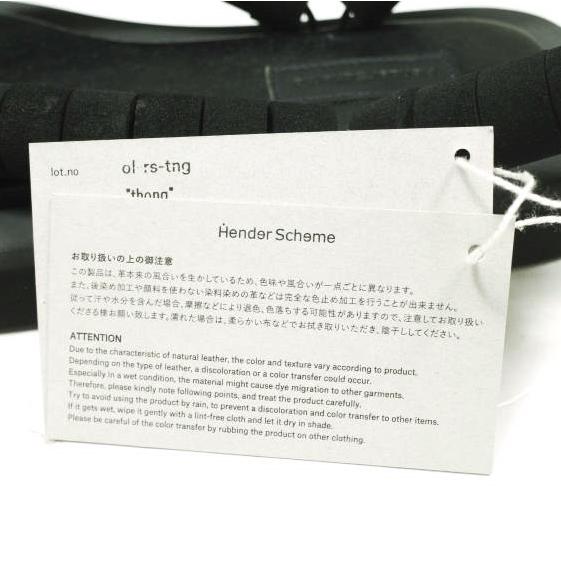新品 Hender Scheme エンダースキーマ 日本製 thong ネオプレーン トングサンダル ol-rs-tng 1(22.5-23cm) BLACK 定価34,100円 シューズ |  | 04