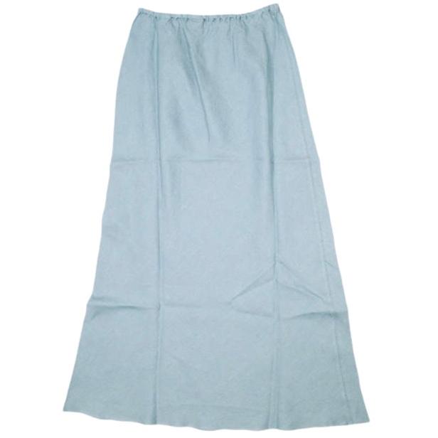 新品 BASERANGE ベースレンジ 25SS DYDINE SKIRT リネンロングスカート XS TRUSS BLUE イージー 定価22,770円 ボトムス g22937 |  | 01