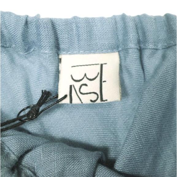 新品 BASERANGE ベースレンジ 25SS DYDINE SKIRT リネンロングスカート XS TRUSS BLUE イージー 定価22,770円 ボトムス g22937 |  | 07