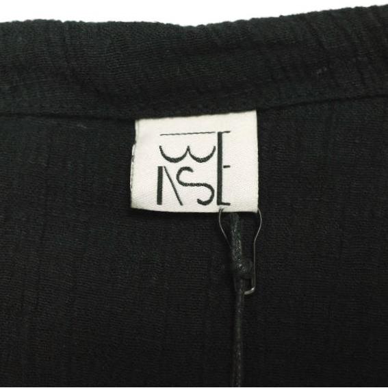 新品 BASERANGE ベースレンジ 25SS MAX SKIRT - Crinkle Linen コットンリネン ロングスカート SKMX-LC-SP25 XS Black 定価27,280円 g22941 |  | 07